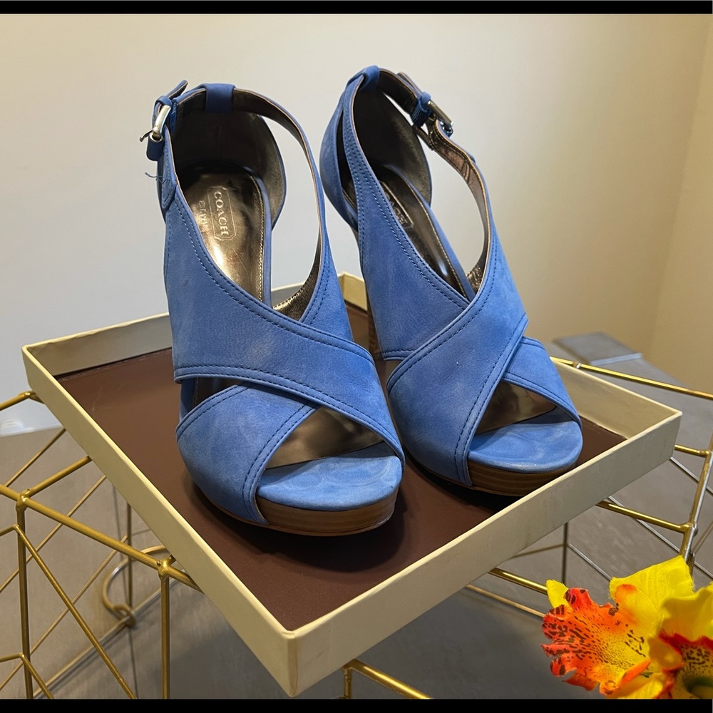 Coach Adelle pump heel gently loved!